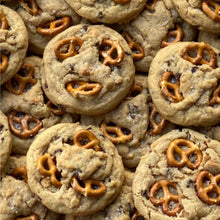 Load image into Gallery viewer, Sea Salt Butterscotch Pretzel Cookies
