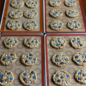 Royal, Navy & White Monster Cookies